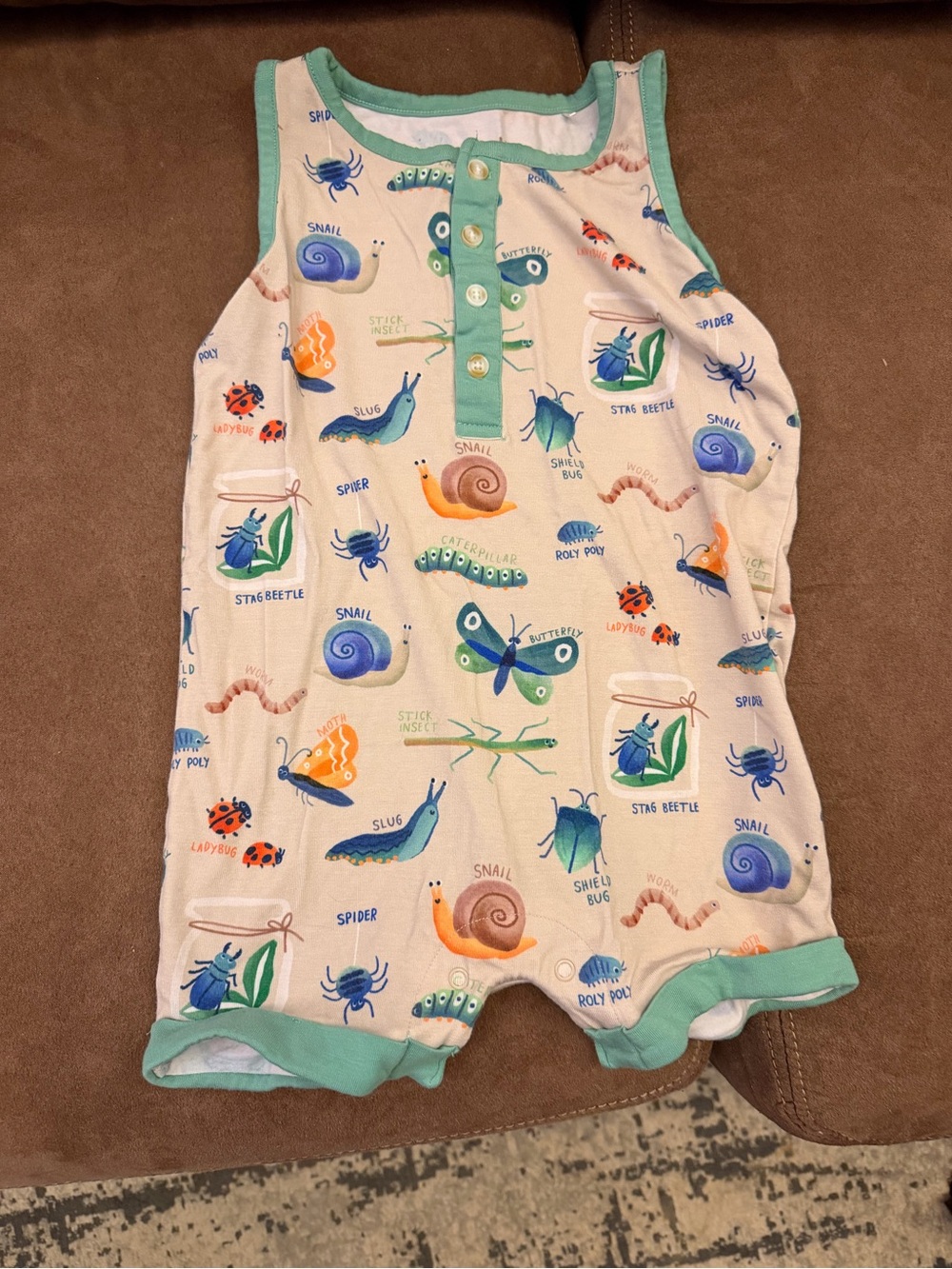 Little Sleepies Nature Notes Shorty Romper